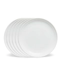 Edge Side Plates - Set Of 6 - White