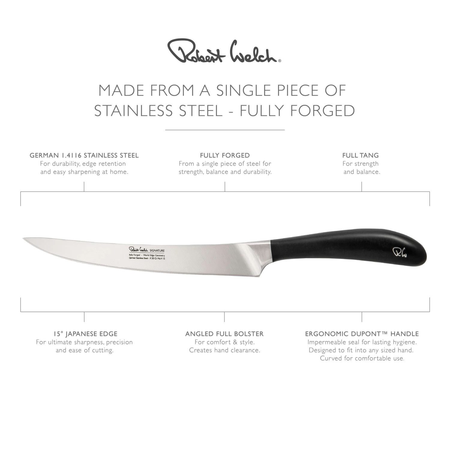 Robert Welch Signature Carving Knife 23cm 4 Robert Welch Signature Carving Knife 23cm - Image 4