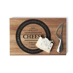 Fromage Cheese Board With Knife - 2 Piece