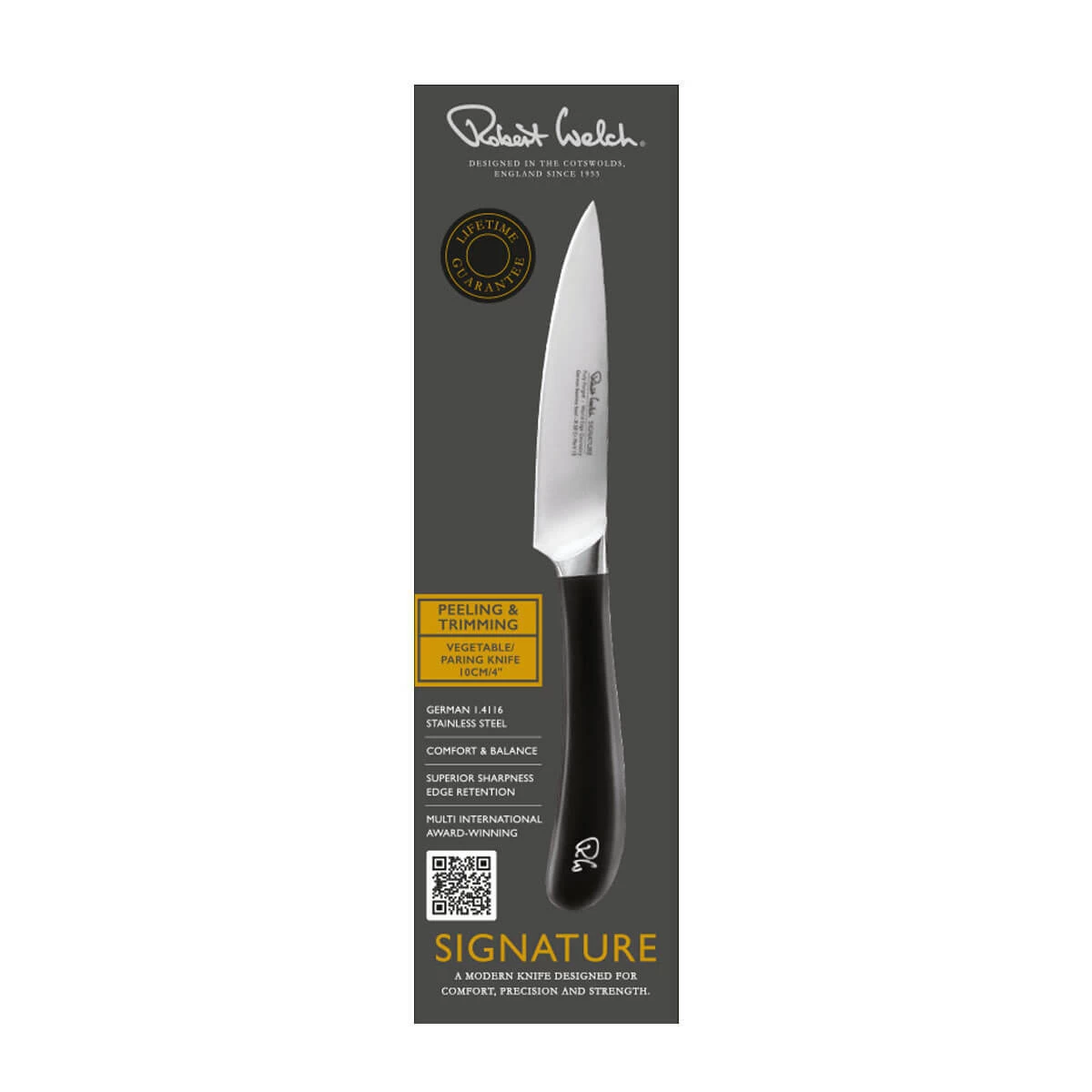 Robert Welch Signature Vegetable Knife 10cm 3 Robert Welch Signature Vegetable Knife 10cm - Image 3