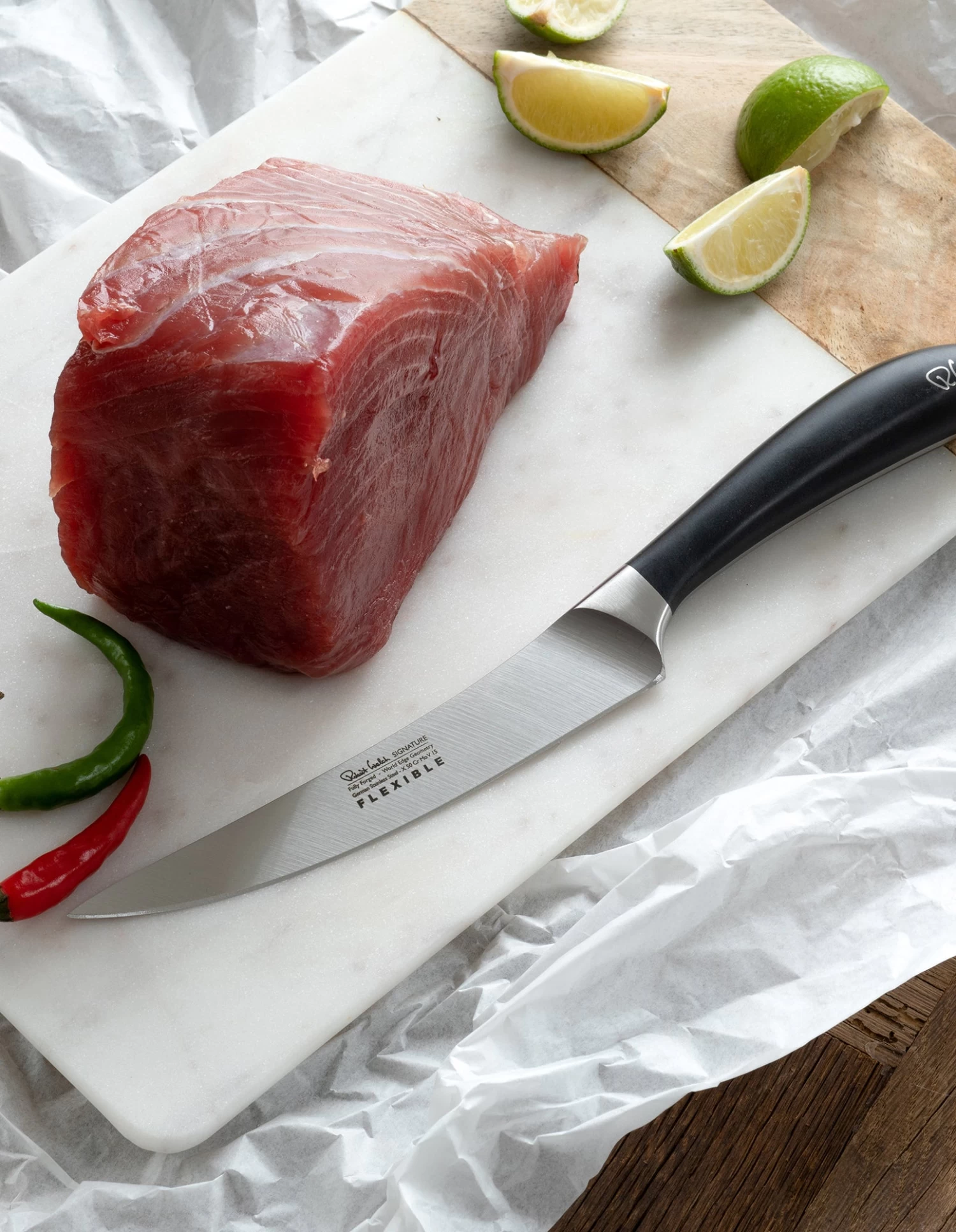 Robert Welch Signature Flexible Knife 16cm 5 Robert Welch Signature Flexible Knife 16cm - Image 5