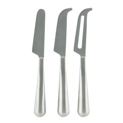 Fromage Metal Cheese Knife Set - Set Of 3 - Large