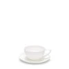 Edge Tea Cup & Saucer 280mL - White