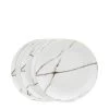 Marble Dinner Plates - Set Of 6 - White