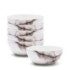 Marble Breakfast Bowls 14cm - Set Of 6 - Marble