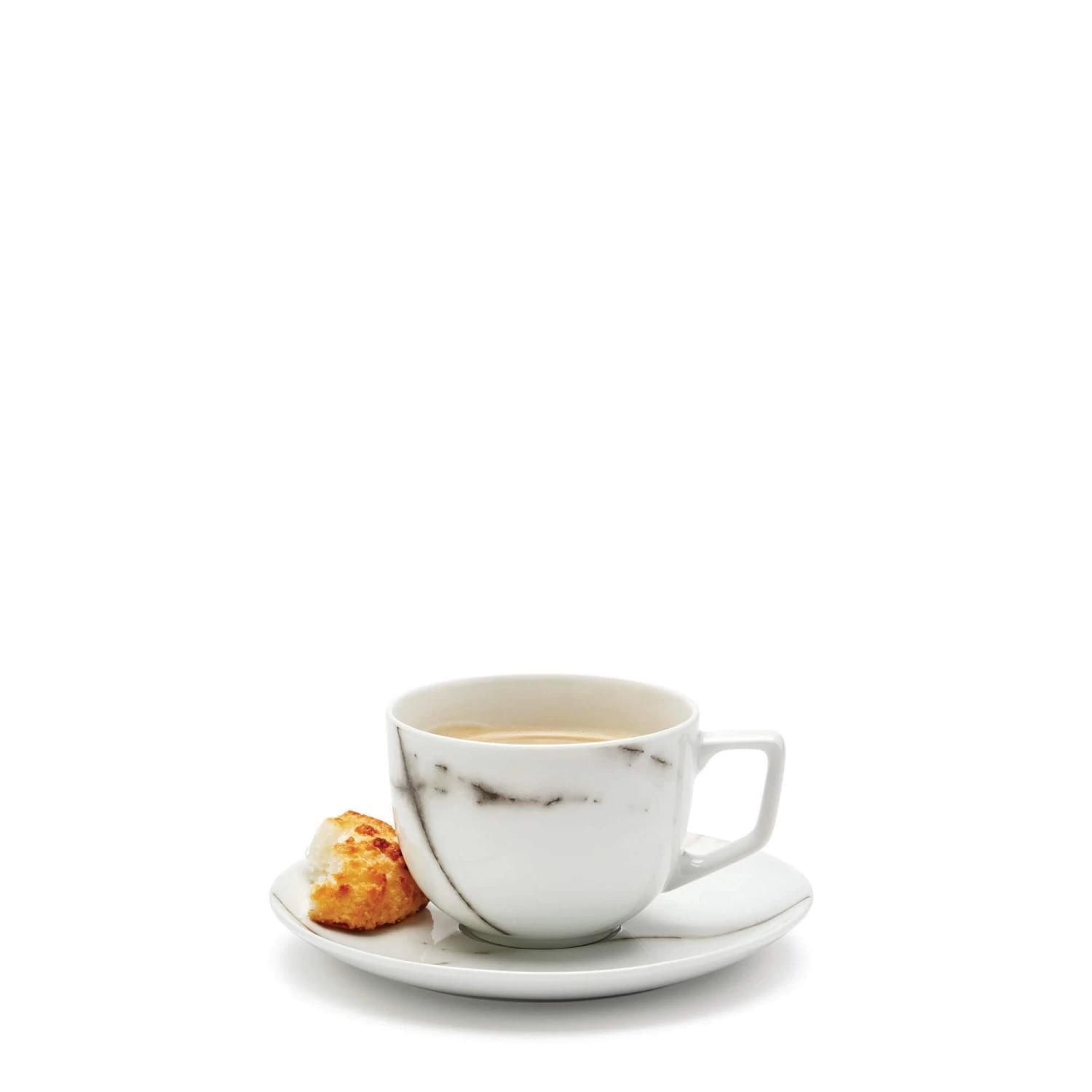 Marble Teacup & Saucer 220mL - Marble 2 Marble Teacup & Saucer 220mL - Marble - Image 2
