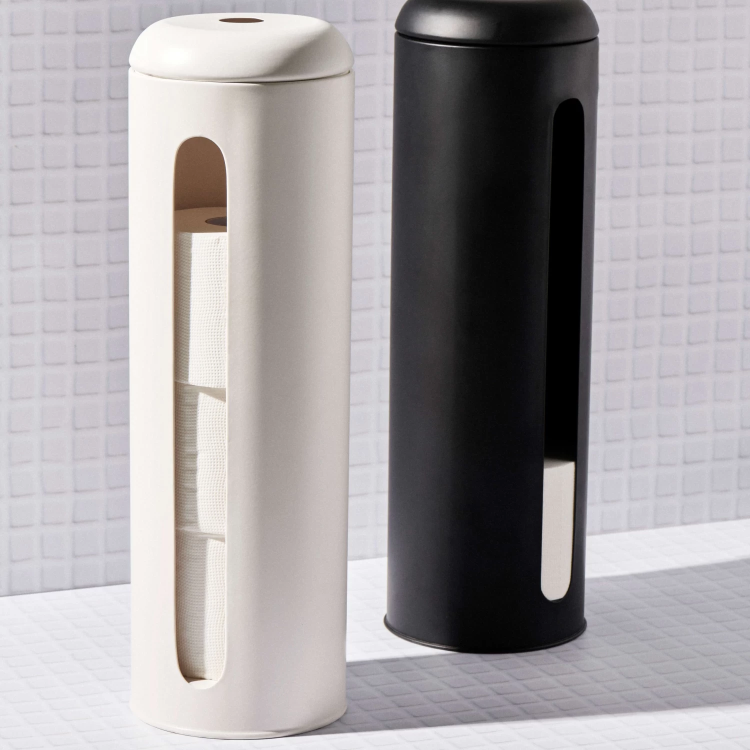 Suds Toilet Roll Holder 47x15cm - White 3 Suds Toilet Roll Holder 47x15cm - White - Image 3