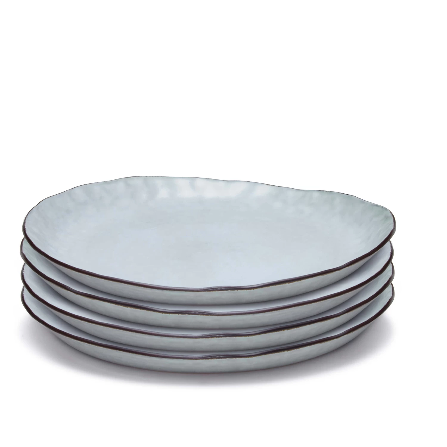 Nomad Dinner Plates - Set Of 4 - Grey 2 Nomad Dinner Plates - Set Of 4 - Grey - Image 2