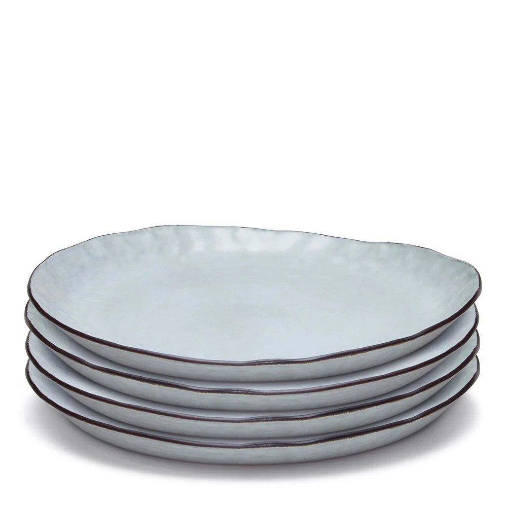 Nomad Dinner Plates - Set Of 4 - Grey 1 Nomad Dinner Plates - Set Of 4 - Grey