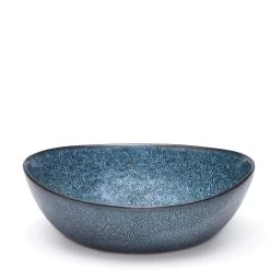 Nomad Pasta Bowls 20 X 6.5cm - Set Of 4 - Blue Dappled -Kitchen Sale Store images 2F45026K 2