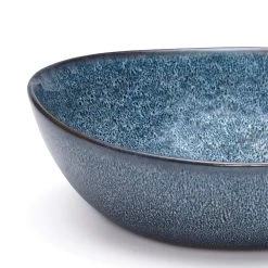 Nomad Pasta Bowls 20 X 6.5cm - Set Of 4 - Blue Dappled -Kitchen Sale Store images 2F45026K 3