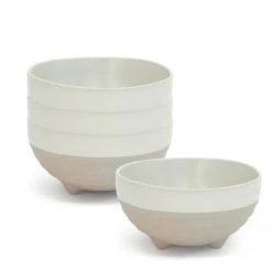 Nomad Breakfast Bowls 14 X 7cm - Set Of 4 - White