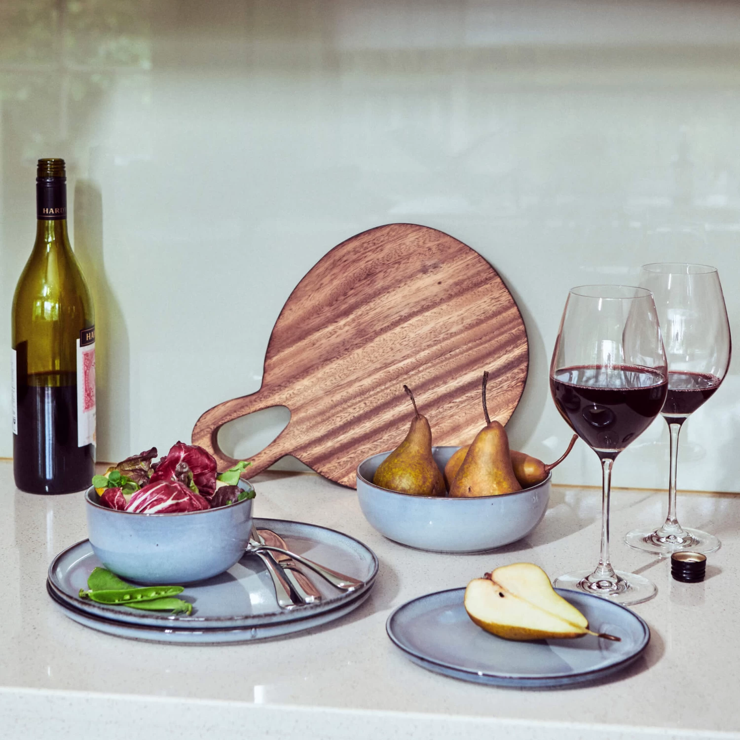 Relic Pasta Bowls 18 X 6cm - Set Of 6 - Blue 3 Relic Pasta Bowls 18 X 6cm - Set Of 6 - Blue - Image 3