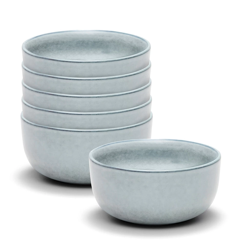Relic Cereal Bowls - Set Of 6 - Blue 1 Relic Cereal Bowls - Set Of 6 - Blue