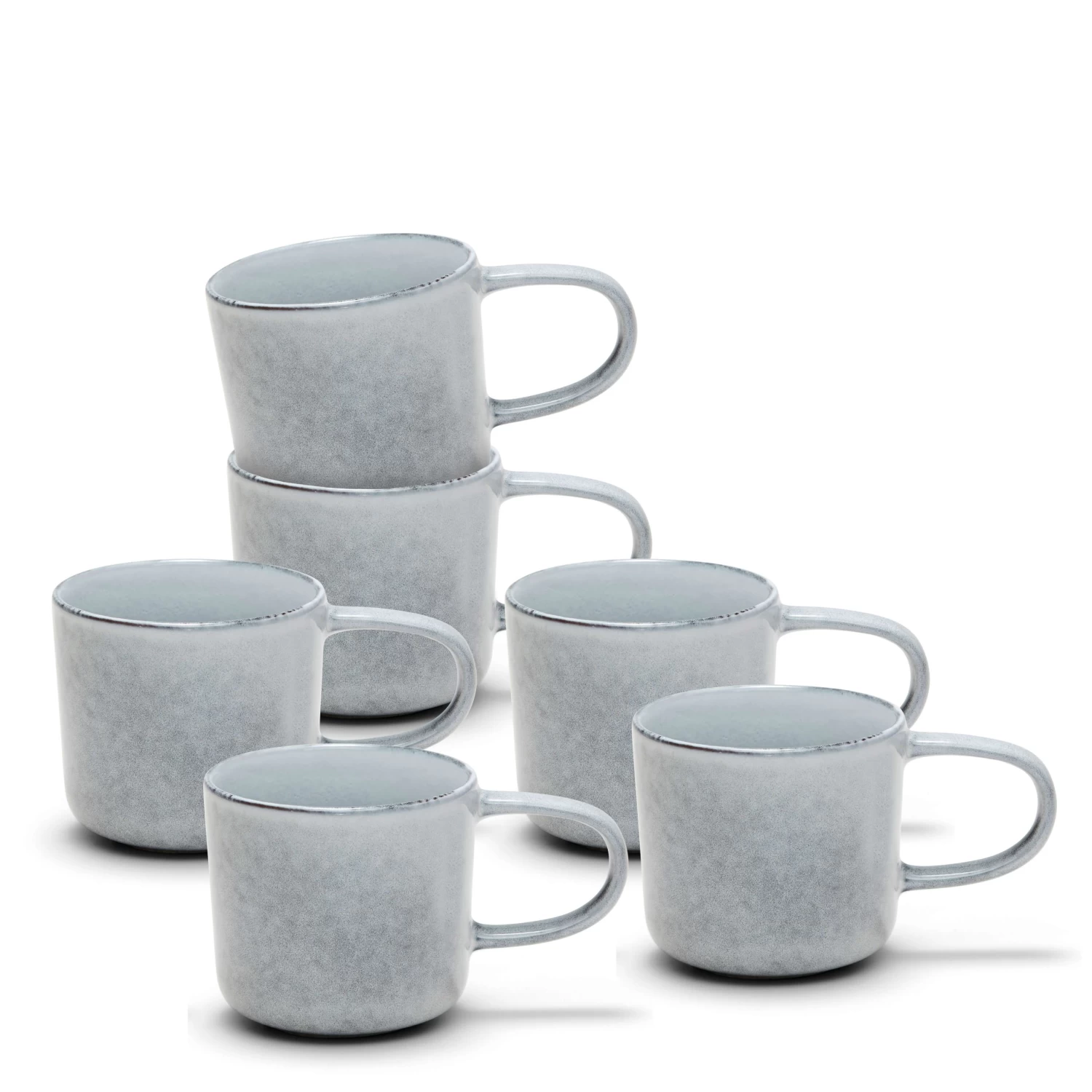 Relic Mugs 350mL - Set Of 6 - Blue 2 Relic Mugs 350mL - Set Of 6 - Blue - Image 2