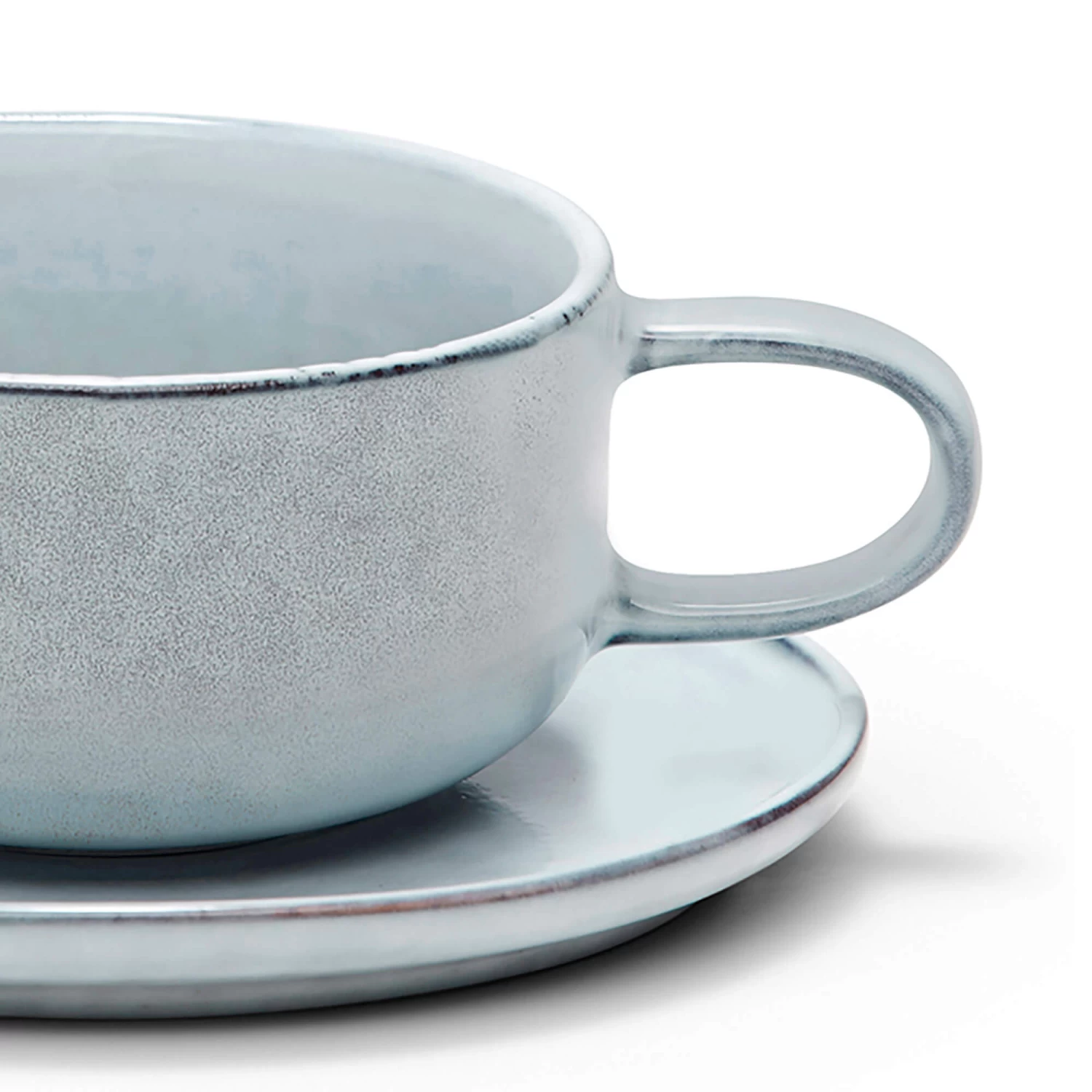 Relic Tea Cup & Saucer 260mL - Blue 2 Relic Tea Cup & Saucer 260mL - Blue - Image 2