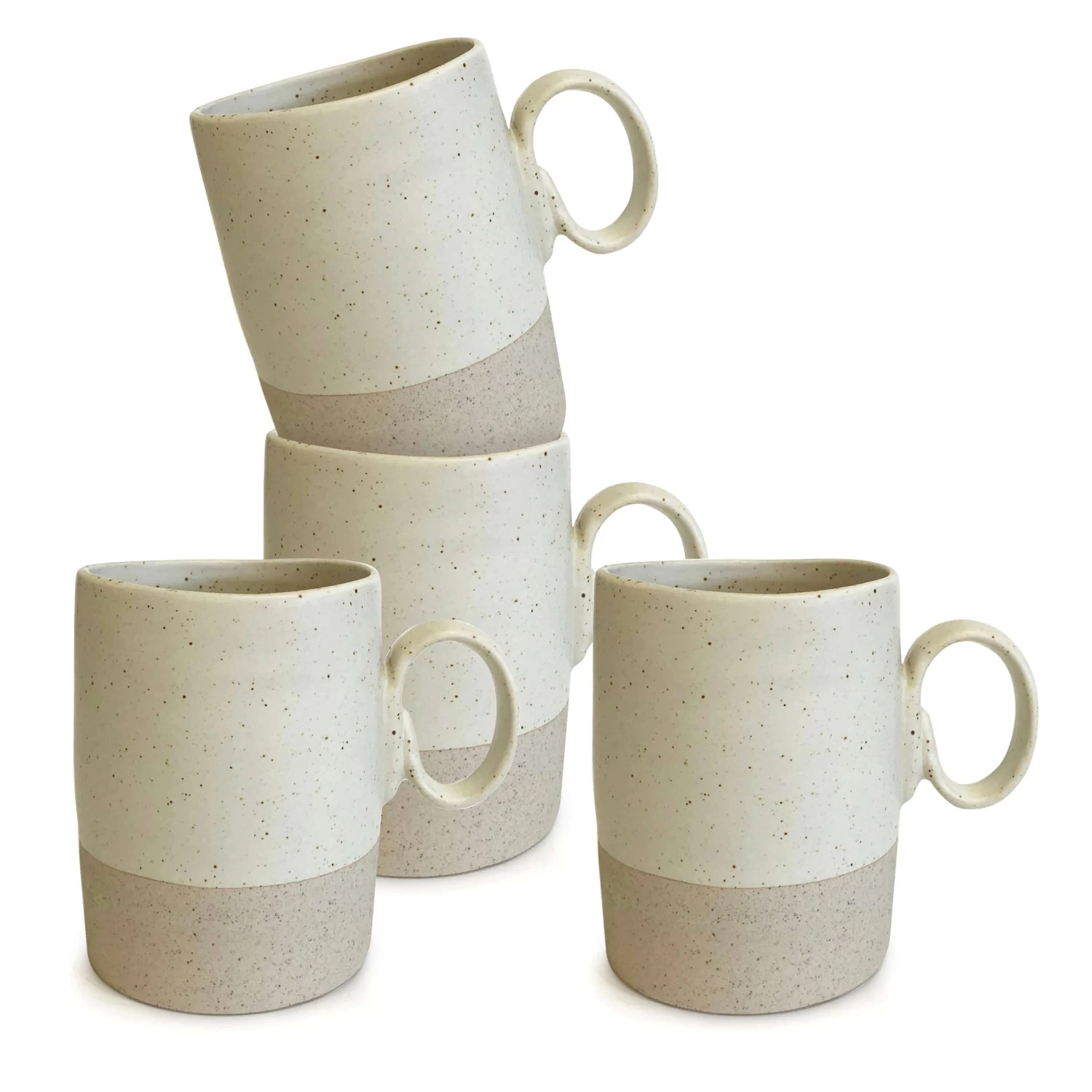 Nomad Mugs 400mL - Set Of 4 - Natural 1 Nomad Mugs 400mL - Set Of 4 - Natural
