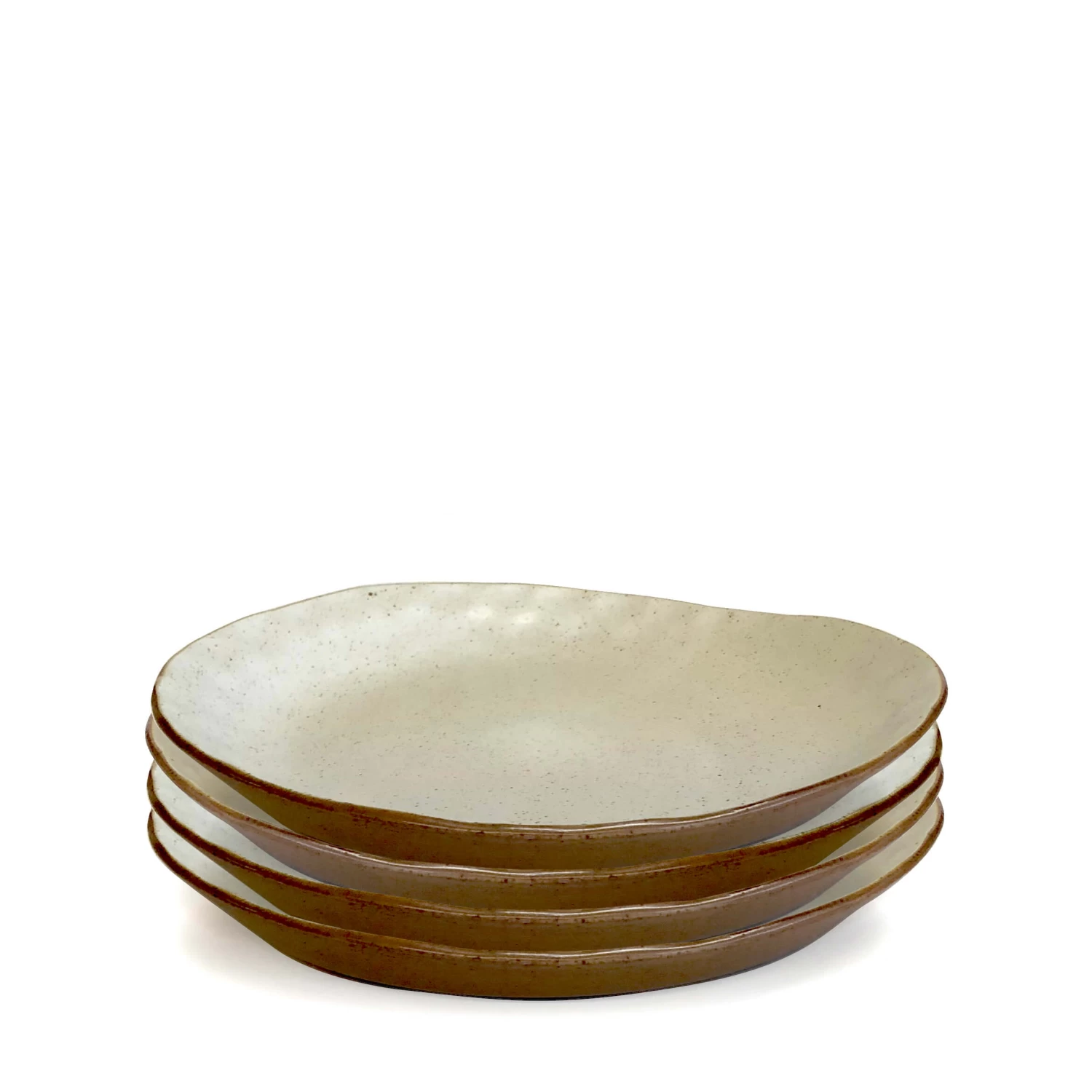 Nomad Side Plates - Set Of 4 - Natural 2 Nomad Side Plates - Set Of 4 - Natural - Image 2