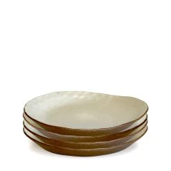 Nomad Side Plates - Set Of 4 - Natural
