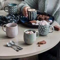 Naoko Mug 380mL - Polka Grey 5 Naoko Mug 380mL - Polka Grey -Kitchen Sale Store images 2F47278 9