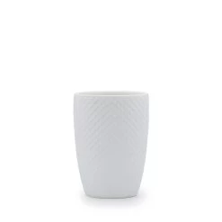 Emboss Tumbler 8 X 11cm - White