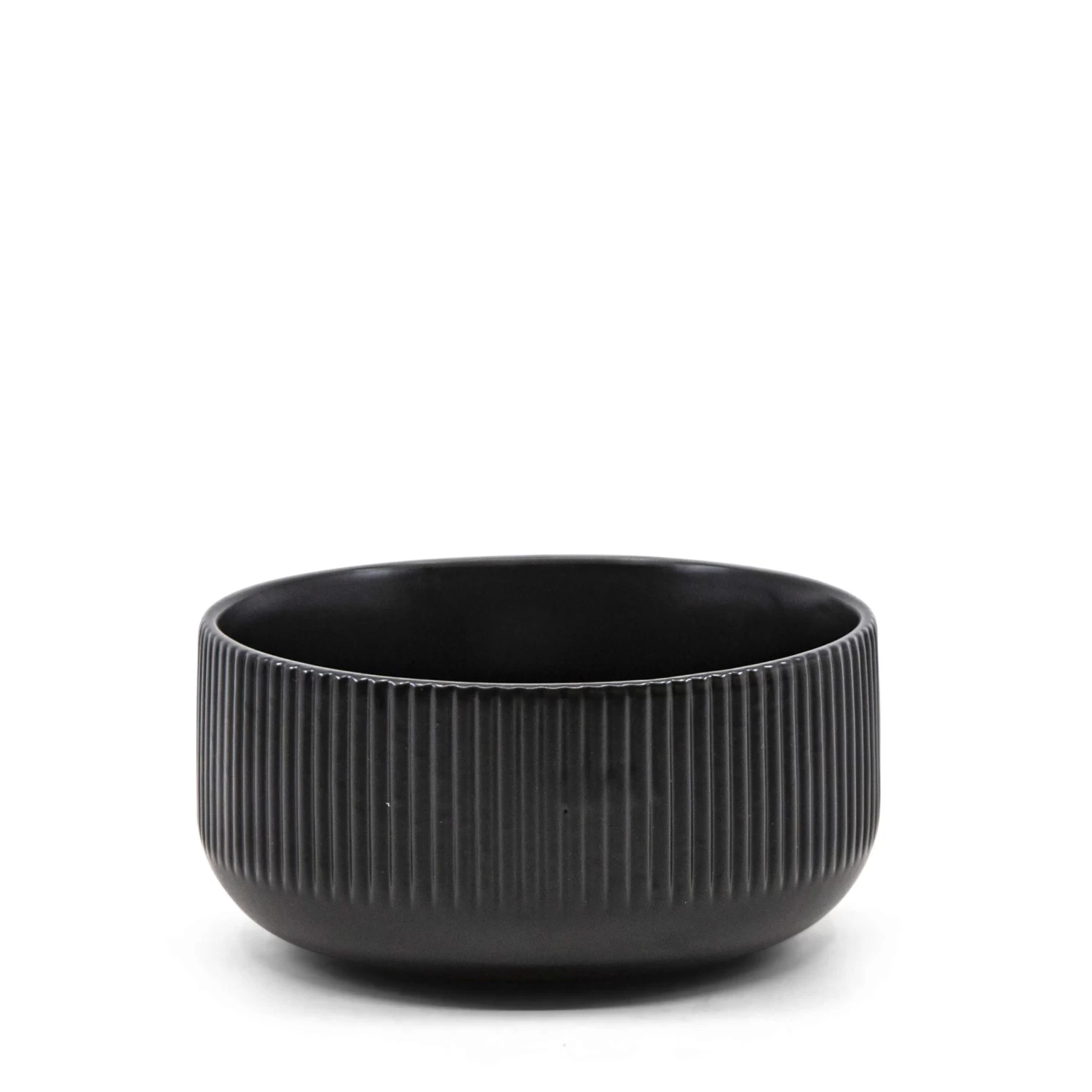 Brae Breakfast Bowls 15 X 8.5cm - Set Of 4 - Black 3 Brae Breakfast Bowls 15 X 8.5cm - Set Of 4 - Black - Image 3