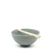 Ikana Noodle Bowl With Chopsticks 16.5cm - Moss