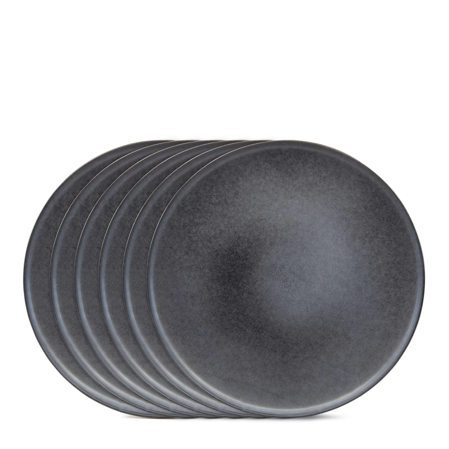 Hue Dinner Plates - Set Of 6 - Black 2 Hue Dinner Plates - Set Of 6 - Black - Image 2
