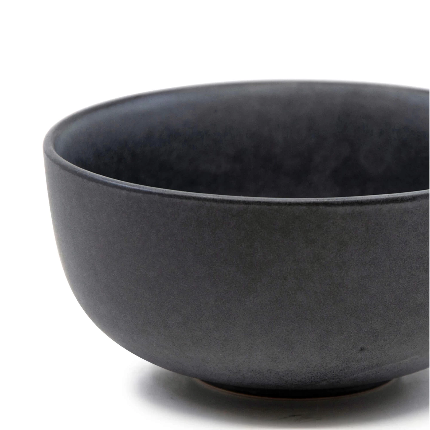 Hue Breakfast Bowl 14 X 7cm - Black 2 Hue Breakfast Bowl 14 X 7cm - Black - Image 2