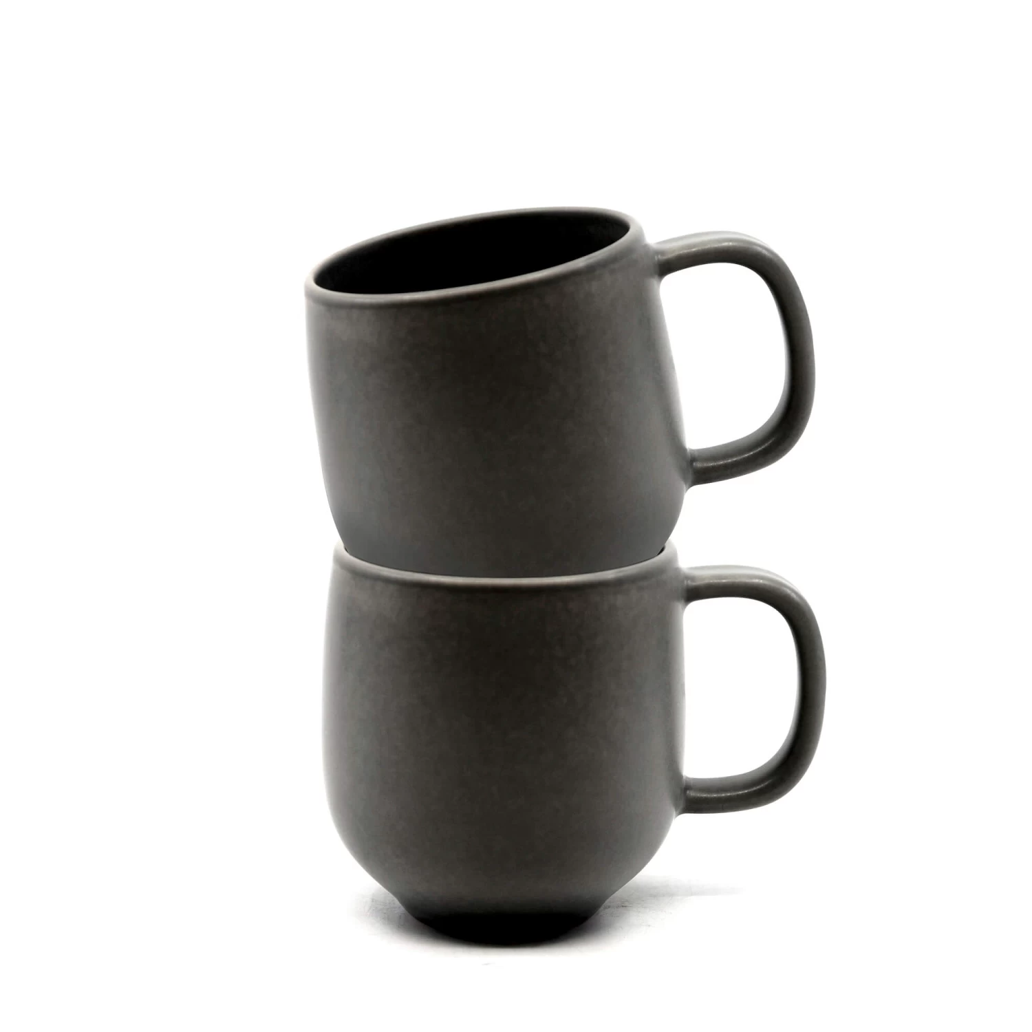 Hue Mug 380mL - Black 2 Hue Mug 380mL - Black - Image 2