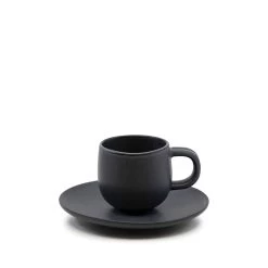 Hue Espresso Cups & Saucers 85mL - Set Of 6 - Black 5 Hue Espresso Cups & Saucers 85mL - Set Of 6 - Black -Kitchen Sale Store images 2F50590K 2