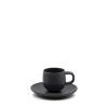 Hue Espresso Cup & Saucer 85mL - Black
