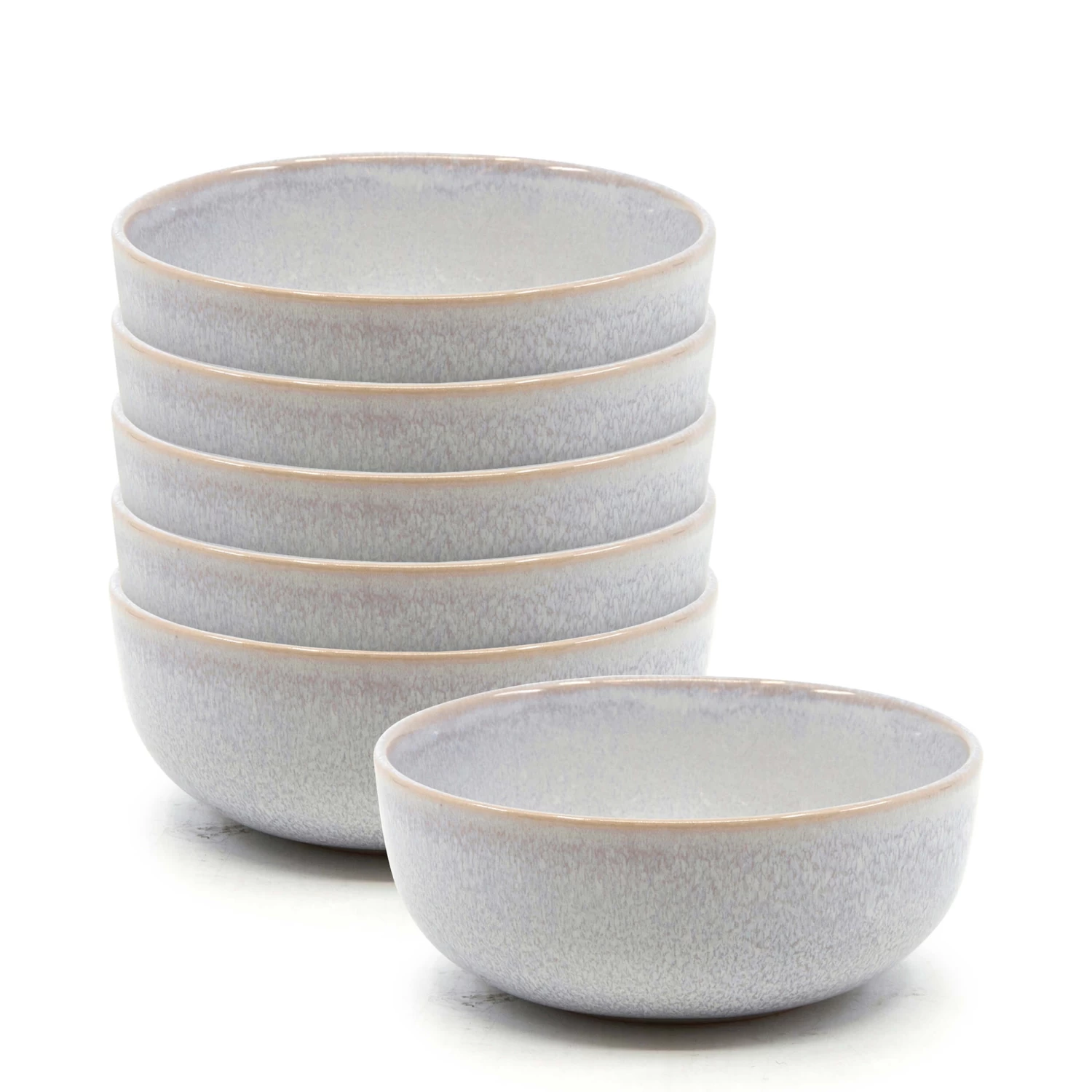 Relic Rice Bowls 12 X 5cm - Set Of 6 - Mist 2 Relic Rice Bowls 12 X 5cm - Set Of 6 - Mist - Image 2