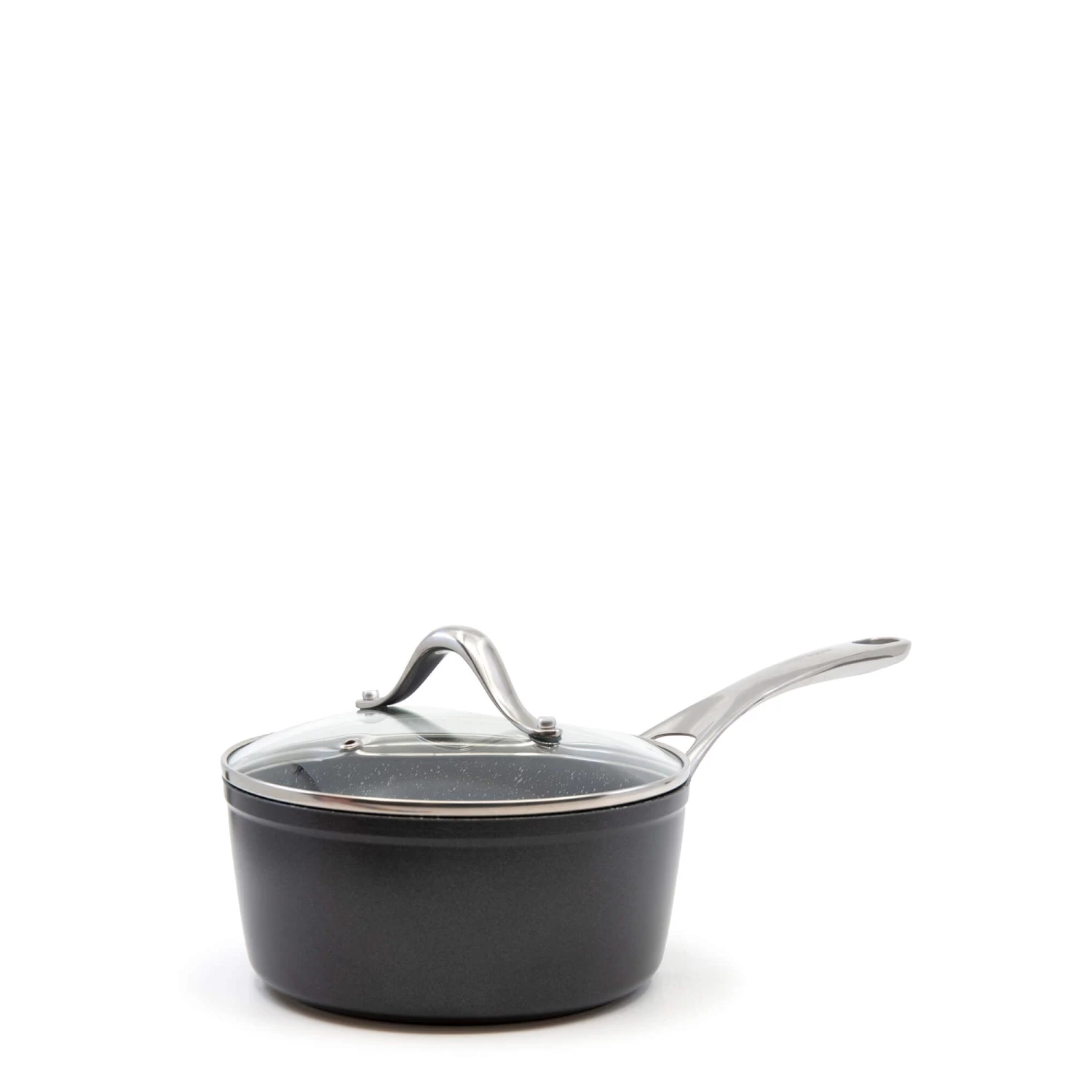 Tan-ium Saucepan With Glass Lid 18cm 2 Tan-ium Saucepan With Glass Lid 18cm - Image 2