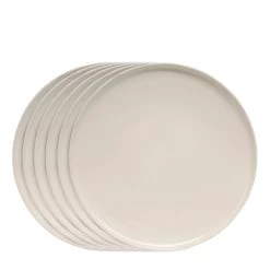 Hue Dinner Plates - Set Of 6 - Stone