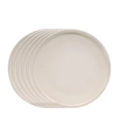 Hue Side Plates - Set Of 6 - Stone
