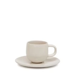 Hue Espresso Cups & Saucers 85mL - Set Of 6 - Stone -Kitchen Sale Store images 2F51549K 2