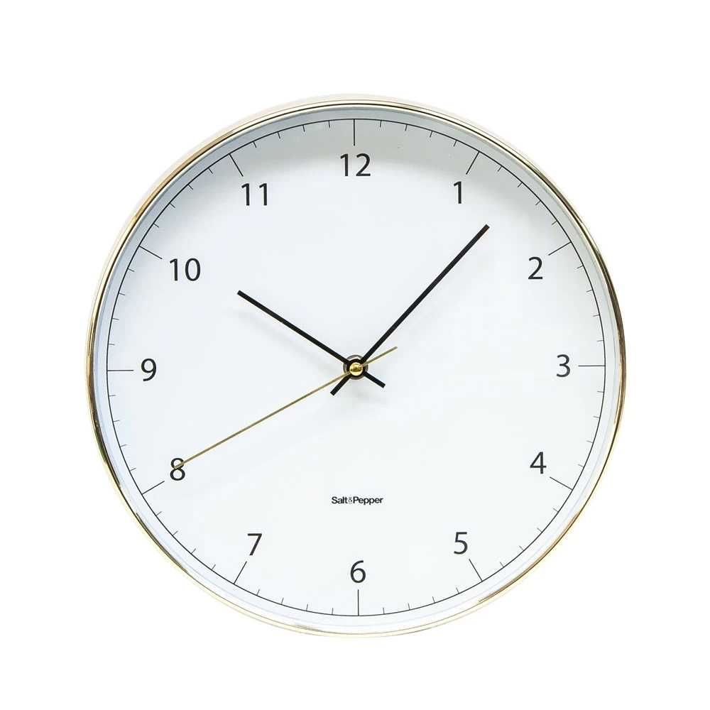 Blair Wall Clock 31cm - Gold 1 Blair Wall Clock 31cm - Gold
