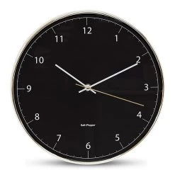 Blair Wall Clock Gold/black 31cm