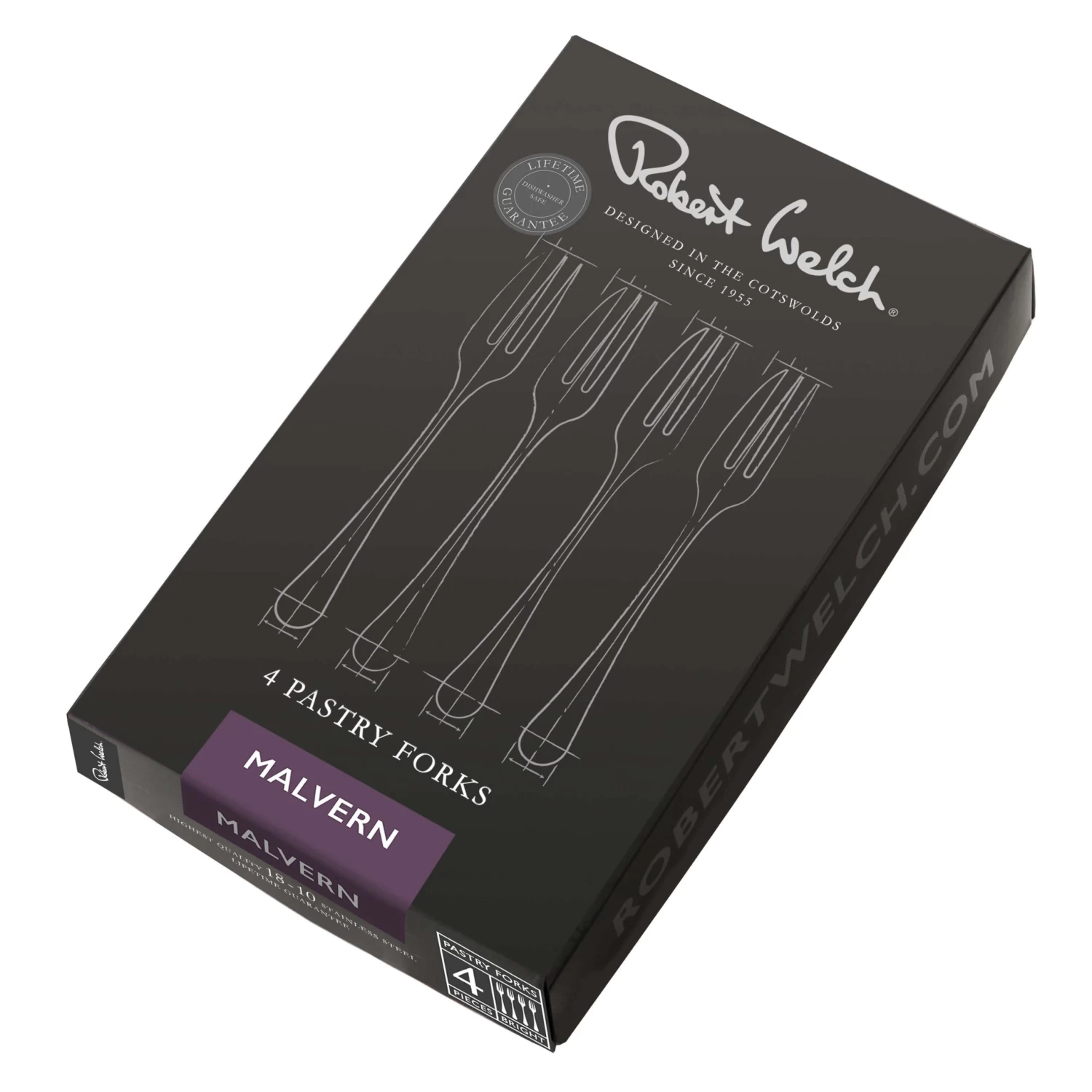 Robert Welch Malvern Pastry Fork - 4 Piece 4 Robert Welch Malvern Pastry Fork - 4 Piece - Image 4