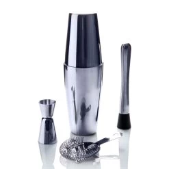 Bond Boston Shaker - 4 Piece - Silver