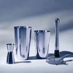 Bond Boston Shaker - 4 Piece - Silver 5 Bond Boston Shaker - 4 Piece - Silver -Kitchen Sale Store images 2F53455 9