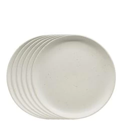 Claro Side Plates - Set Of 6 - White