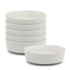 Claro Pasta Bowls 18 X 6cm - Set Of 6 - White
