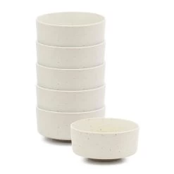 Claro Rice Bowls 12 X 6cm - Set Of 6 - White
