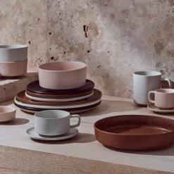 Claro Tea Cups & Saucers 230mL - Set Of 6 - White 5 Claro Tea Cups & Saucers 230mL - Set Of 6 - White -Kitchen Sale Store images 2F54749K 9