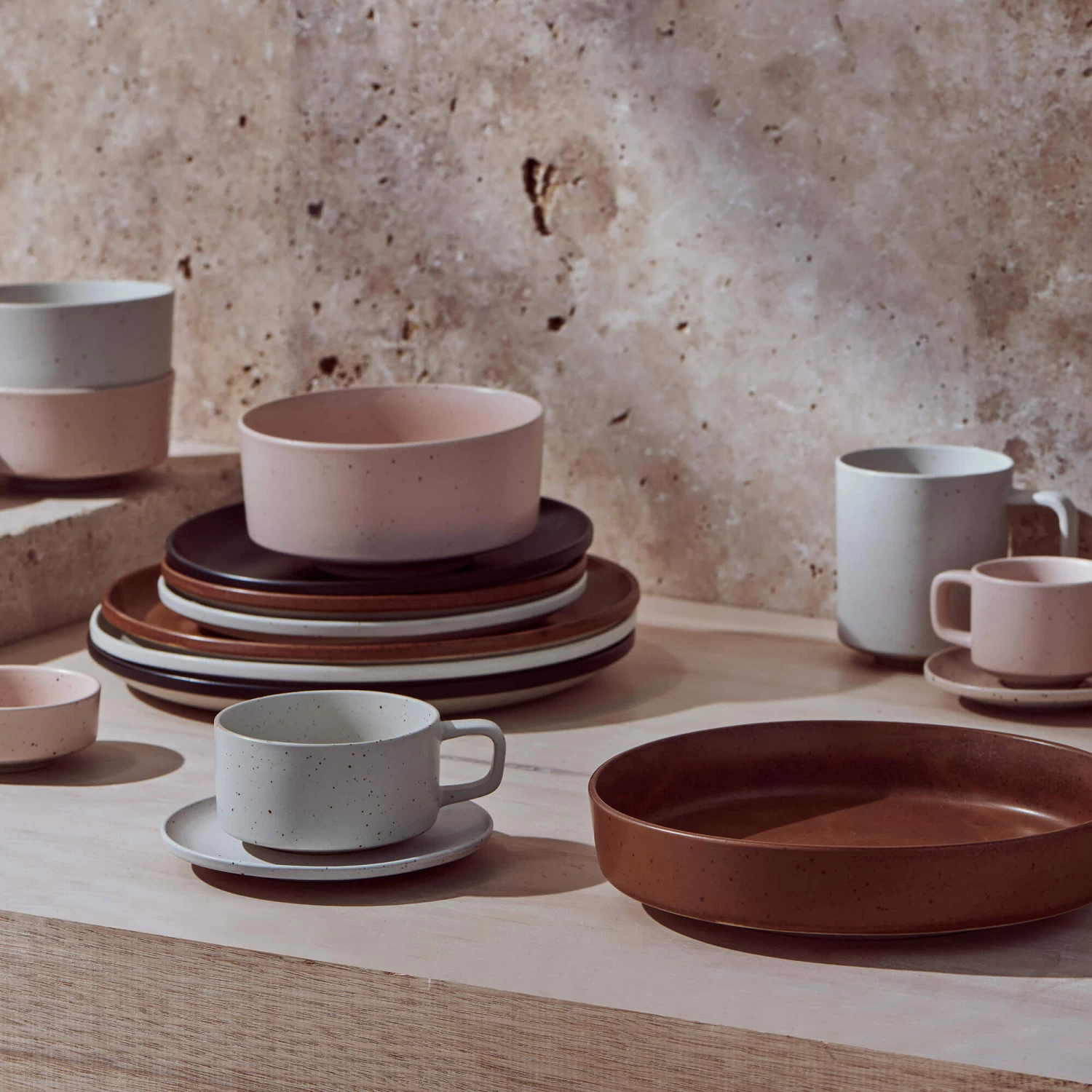 Claro Tea Cup & Saucer 230mL - White 2 Claro Tea Cup & Saucer 230mL - White - Image 2