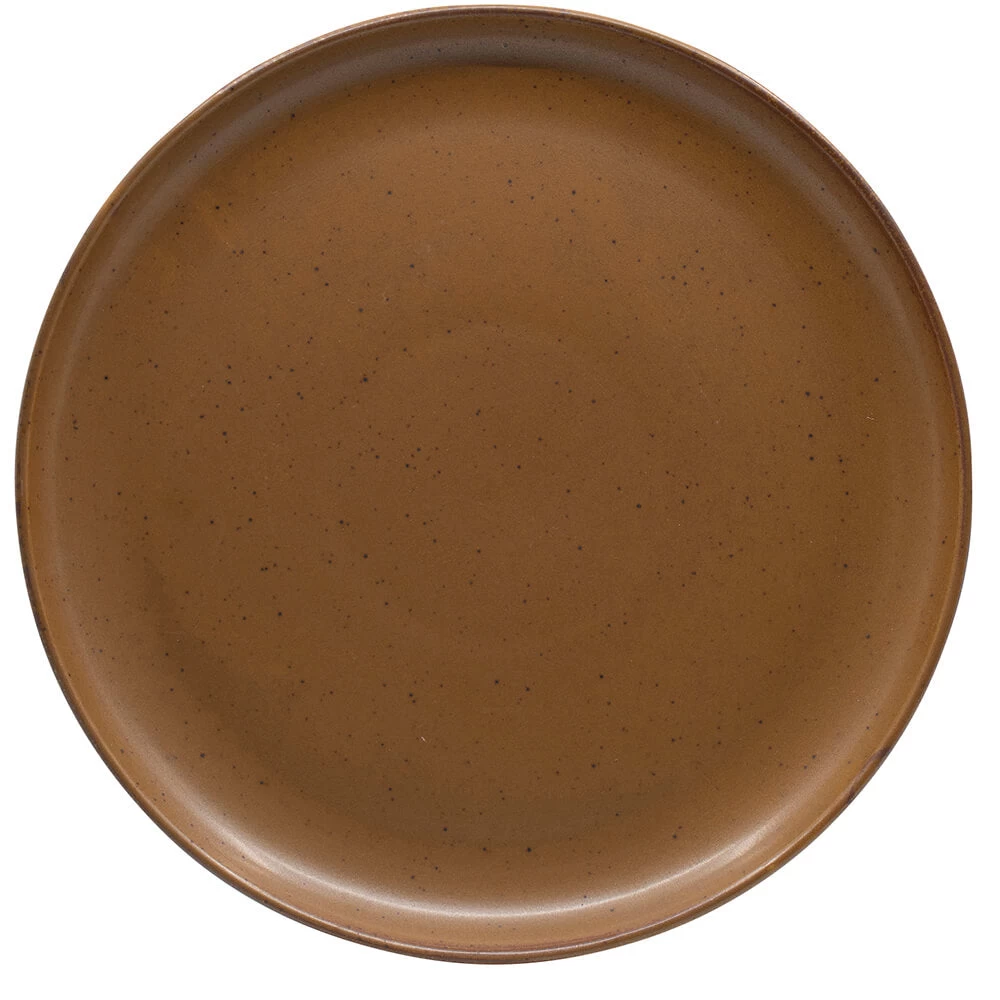 Claro Dinner Plate - Rust 1 Claro Dinner Plate - Rust