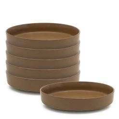 Claro Pasta Bowls 22 X 5cm - Set Of 6 - Rust