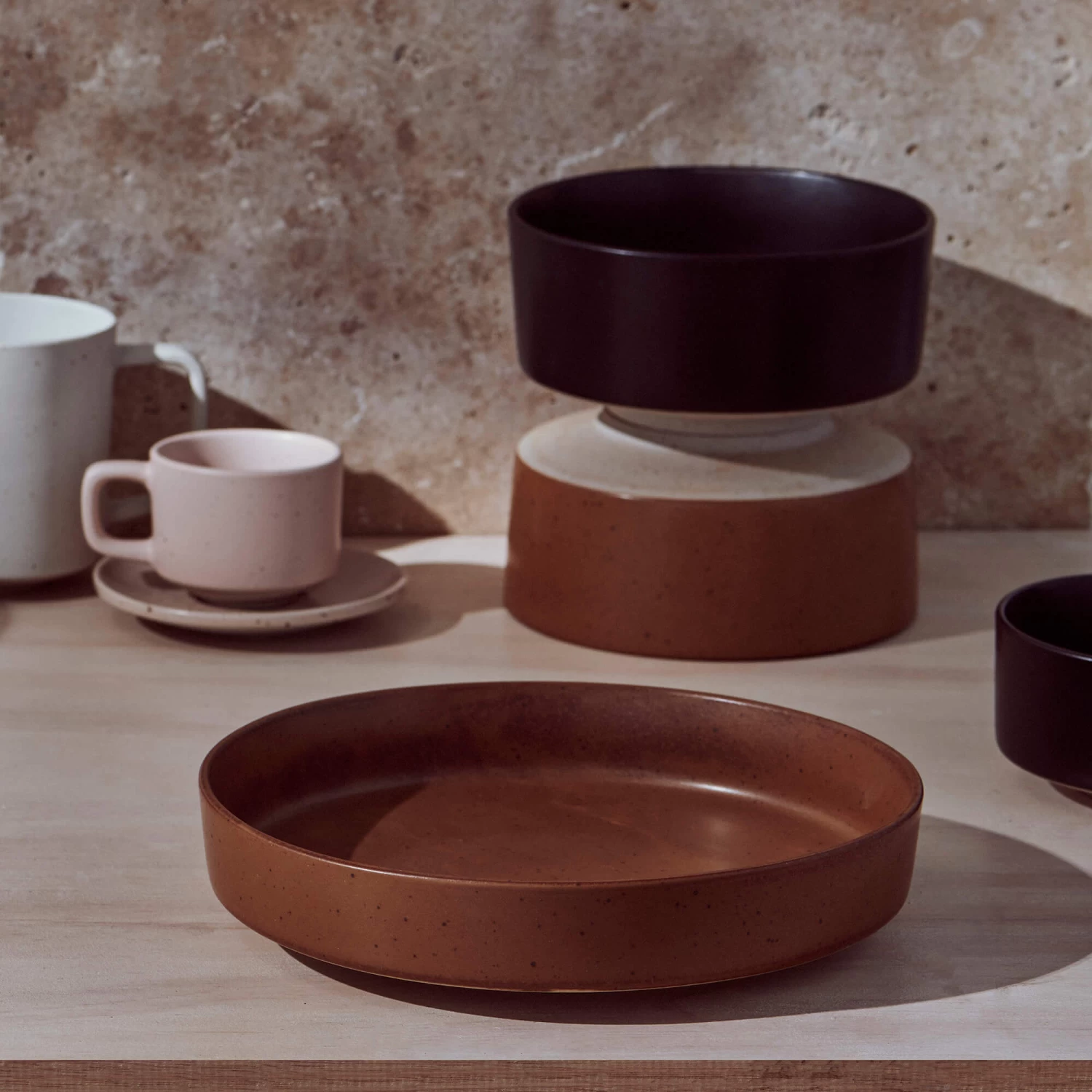 Claro Pinch Bowls 9 X 3.5cm - Set Of 6 - Rust 3 Claro Pinch Bowls 9 X 3.5cm - Set Of 6 - Rust - Image 3